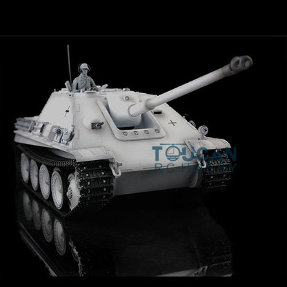 Henglong 1/16 Scale 7.0 Plastic Jadpanther 3869 RTR RC Tank 2.4G w/ BB Shooting Unit Smoking Road Wheels Engine Sound Outdoor Tank