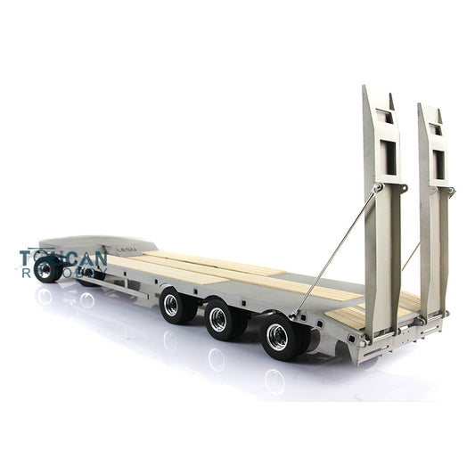 US Stock Very Metal Semi Trailer 887.6*190*78MM LESU TAMIYA 1/14 RC Construction Vehicle Dumper Radio Controlled Tractor Truck Simulation Model DIY Car