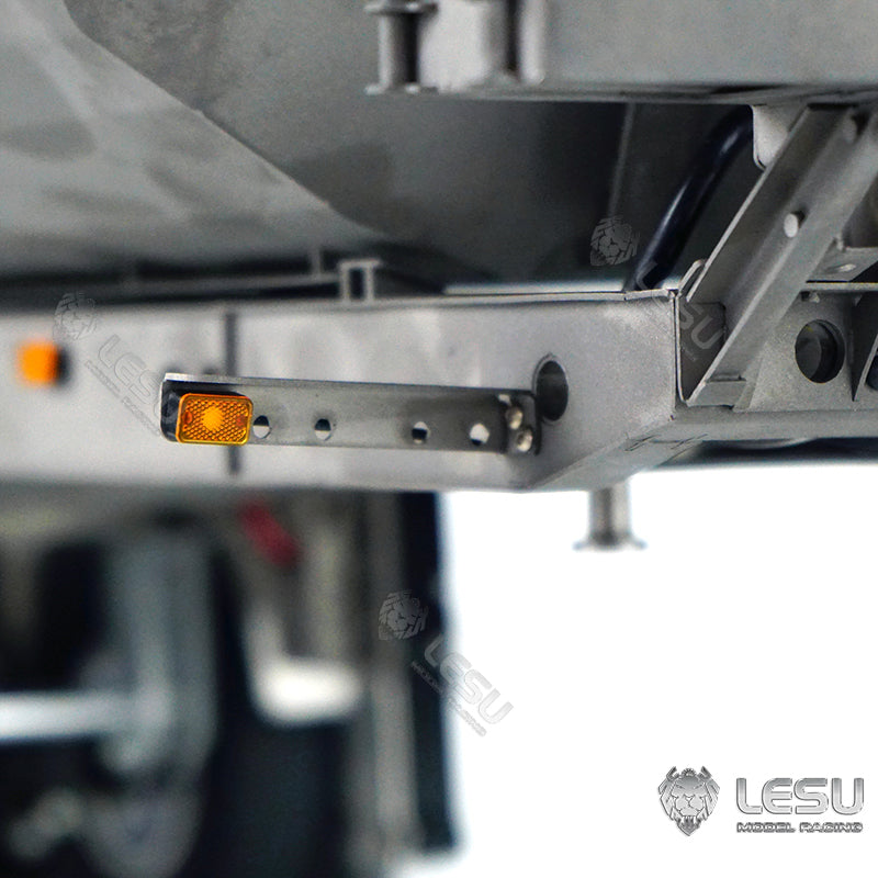 In Stock BEST SELLING LESU RC Hydraulic Dumper Trailer Pump ESC Oil Tank Metal Bucket for 1/14 Tractor Truck DIY TAMIYE LESU HUINA Vehicles