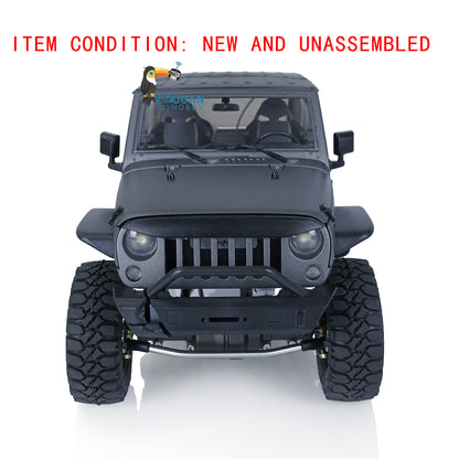 1/18 CAPO Crawler Car CUB2 JK KIT DIY RC Model Plastic Unassembled Cabin Car Shell Metal Chassis W/ 2Speed Gearbox Differential