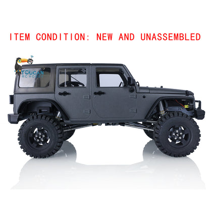 IN STOCK 1/18 CAPO Crawler Car CUB2 JK KIT DIY RC Model Plastic Unassembled Cabin Car Shell Metal Chassis W/ 2Speed Gearbox Differential