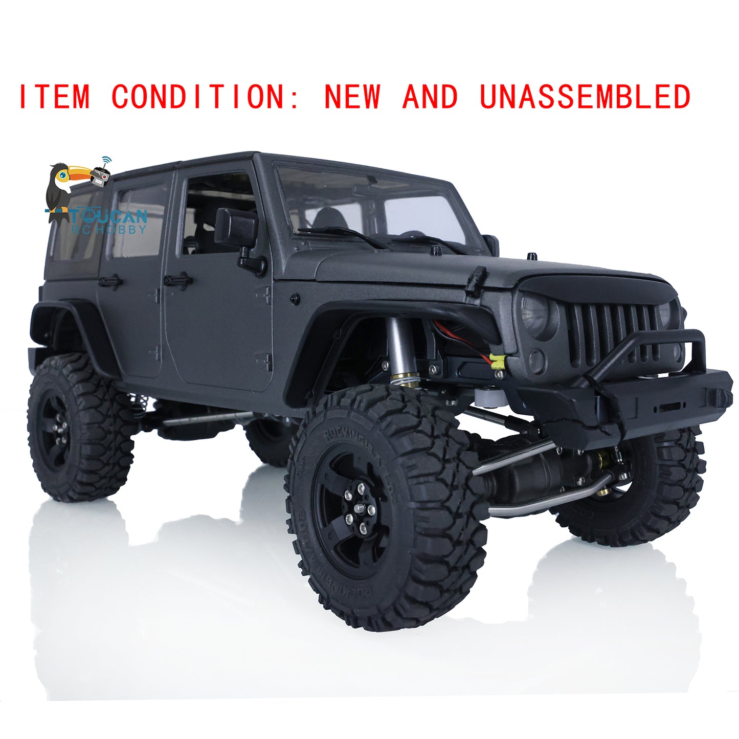 1/18 CAPO Crawler Car CUB2 JK KIT DIY RC Model Plastic Unassembled Cabin Car Shell Metal Chassis W/ 2Speed Gearbox Differential