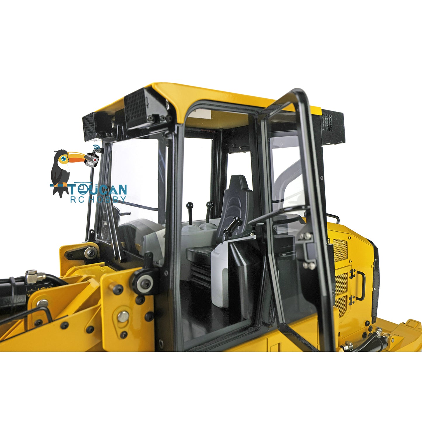 US Stock JDModel 963D 1:14 Metal Tracked RC Hydraulic Loader JDM-188 Valve Pump Lights Sounds System Assembled