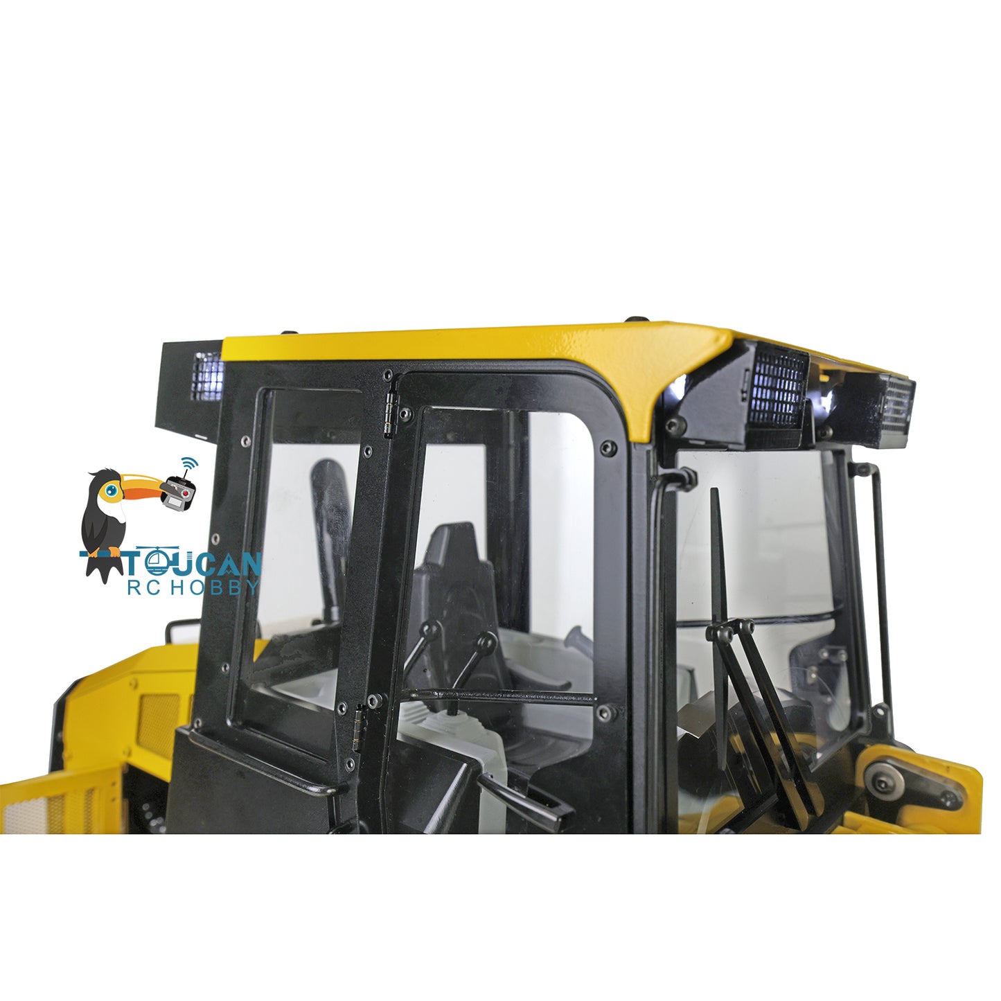 US Stock JDModel 963D 1:14 Metal Tracked RC Hydraulic Loader JDM-188 Valve Pump Lights Sounds System Assembled