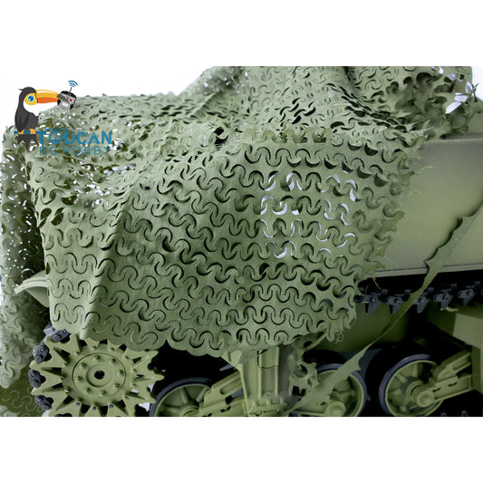 Henglong Camouflage Net Spare Part Suitable for 1/16 RC Tank Tiger I Challenger II RTR Walker Bulldog Jadpanther Military Model