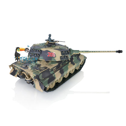 Henglong 1/16 Scale 7.0 3888A Remote Control Tank Plastic German King Tiger w/ BB Shooting Gearbox Sound Effect w/o Barrel Recoil