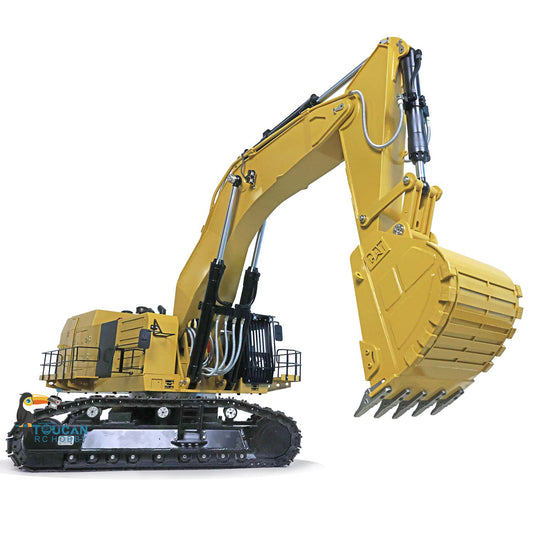63KG! 1/14 Cater CAT- 6015B Metal Hydraulic Radio Controlled Excavator Light Liquid Crystal display Painted Assembled Body Rotates 360Degrees