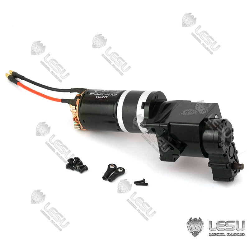 LESU Gearbox Transmission 2Speed Motor 1/14 1/5 Planetary Reduction for 1/14 Tamiya RC Tractor Truck Dumper Remote Controlled Lorry Car Hobby Model