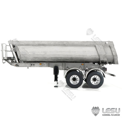 In Stock BEST SELLING LESU RC Hydraulic Dumper Trailer Pump ESC Oil Tank Metal Bucket for 1/14 Tractor Truck DIY TAMIYE LESU HUINA Vehicles