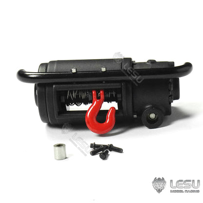 LESU RC Off-Road Truck Rubber Tyres Metal Carriage Wheel Hubs Battery Box for 1/10 Scale 4x4 U406 Remote Controlled Car