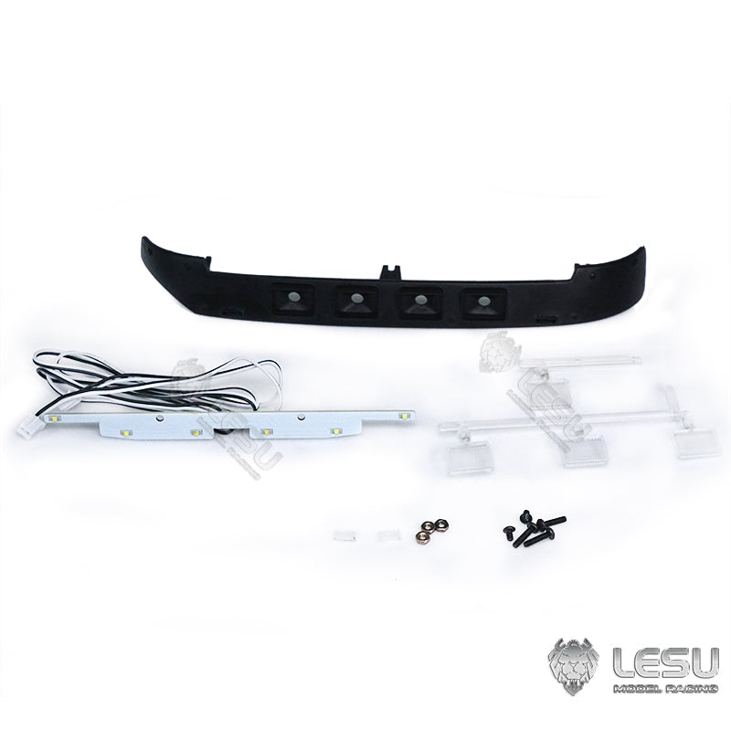 LESU Running Light Visor Lamp Taillight Cover for 1:14 DIY TAMIYA Actros Benzs 1851 3363 RC Tractor Truck Models