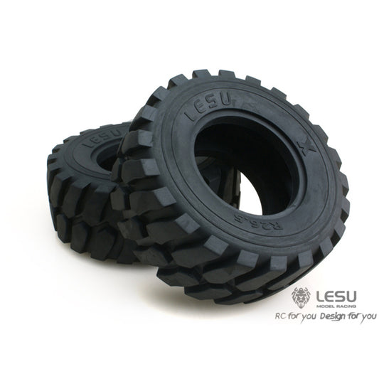 US Stock LESU 110MM Diameter 45MM Height Wheel Rubber Tyres Spare Part Suitable for 1/15 Loader RC Radio Control Car Vehicles