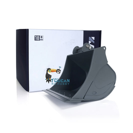 USED HUINA Metal Bucket Attachments Upgrade Parts for Kabolite 1/14 Scale K970 100S Hydraulic Excavator DIY Remote Control Model teshulianjie