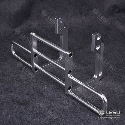 LESU Metal Front Bumper for Radio Control 1/14 Scale Tractor Truck Tamiiya R470 R620 DIY Model Replacement Parts RC Cars