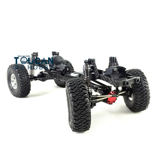 TFL Crawler 1/10 4WD SCX10-II T-11 RC Carbon Fibre Metal Chassis Model W/O Shell Body Remote Control Off Road Vehicles