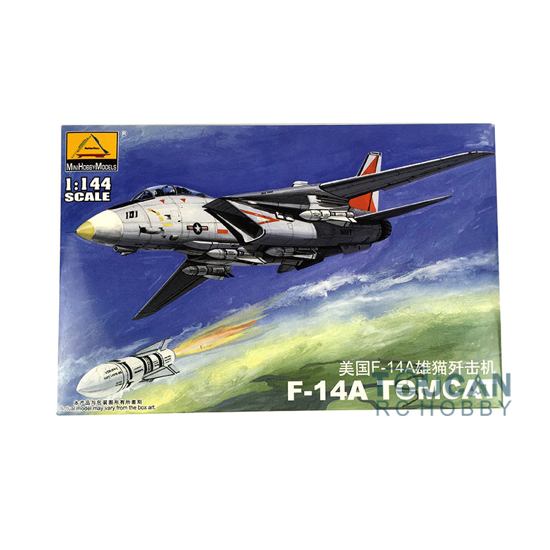 US Stock MiniHobby 80408 1/144 F-14A Tomcat Fighter Airplane Aircraft Warplane Kit Model