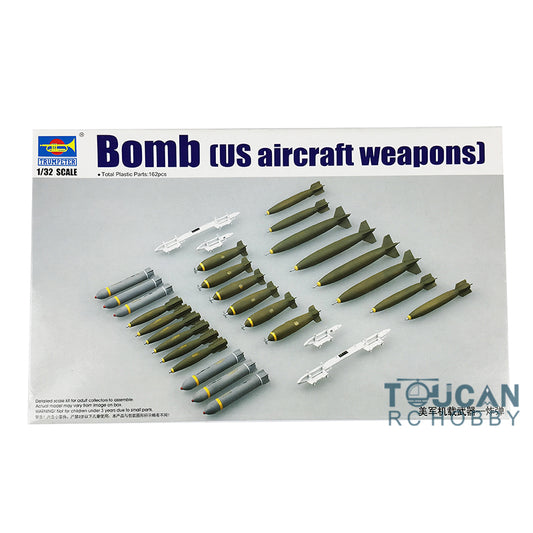 US STOCK Trumpeter 03307 1/32 U.S. Aircraft Weapons Bombs for Battleplane Model Kit DIY