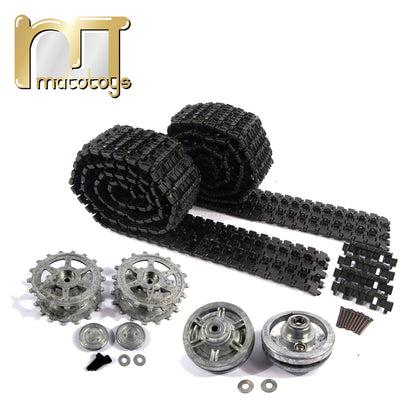 Mato Metal Spare Parts Tracks Sprockets Idlers Wheels Barrel Muzzle HengLong 1/16 Jadpanther Panther G Radio Control RTR Tank Model
