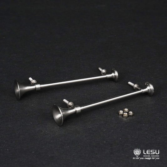 US Stock Spare Part Stainless Steel Whistle Horn for 1/14 TAMIYA KING Globe Radio Controlled Tractor Truck Model Cars
