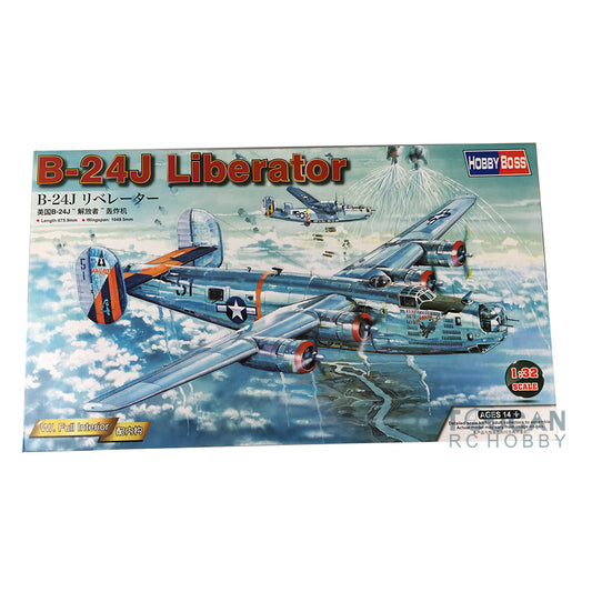 US Stock Hobby Boss 83211 1/32 Plane Model Kit American B-24j Liberator Bomber Aircraft