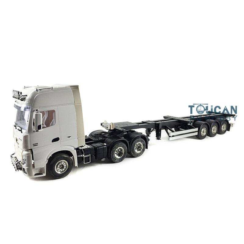Toucan Hobby 1/14 RC 6*4 HighlineRC Tractor Truck 2Axles Remote Controlled Flatbed Car Chassis Container Semi-Trailer DIY