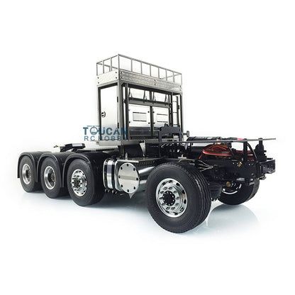 LESU 1/14 8*8 Tractor Truck Car RC Model Metal Chassis W/ Cabin Set 2Speed Gearbox Servo 540 Motor Equipment Rack