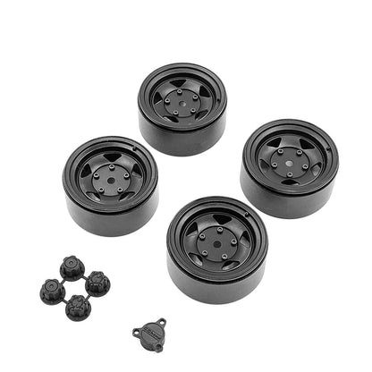 CC Hand Alloy Wheel Hubs Metal Spare Part for 1/6  Scale Jimney Sixer1 Capo Samuri Remote Control Rock Off-road Crawler Car