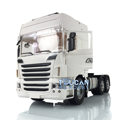 R730 Cabin 1/14 Scale Radio Controlled LESU Model Metal 6*6 Chassis Motor Servo Tractor Truck 802A 802B 802C Cabin Roof