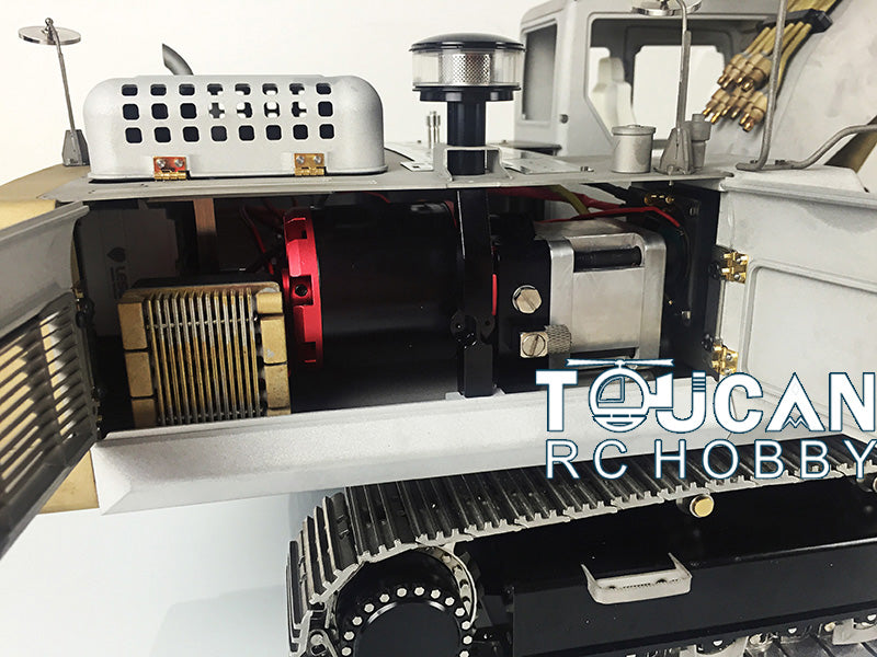 In Stock BEST SELLING Fast Shipment 1/14 LESU PC360 Metal Excavator Truck Tracks Sprocket ESC Motor For DIY TAMIYYA Digger