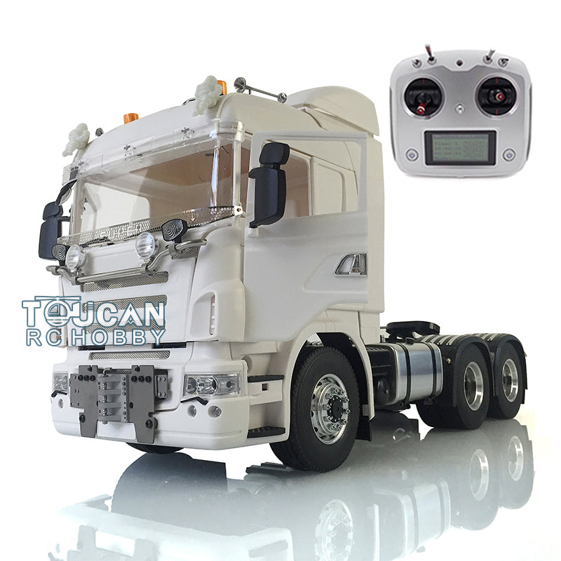 LESU 1/14 Radio Controlled Tractor Truck 6*6 Assembled Chassis Painted Motor & ESC & Servo & Light & Sound & Radio System