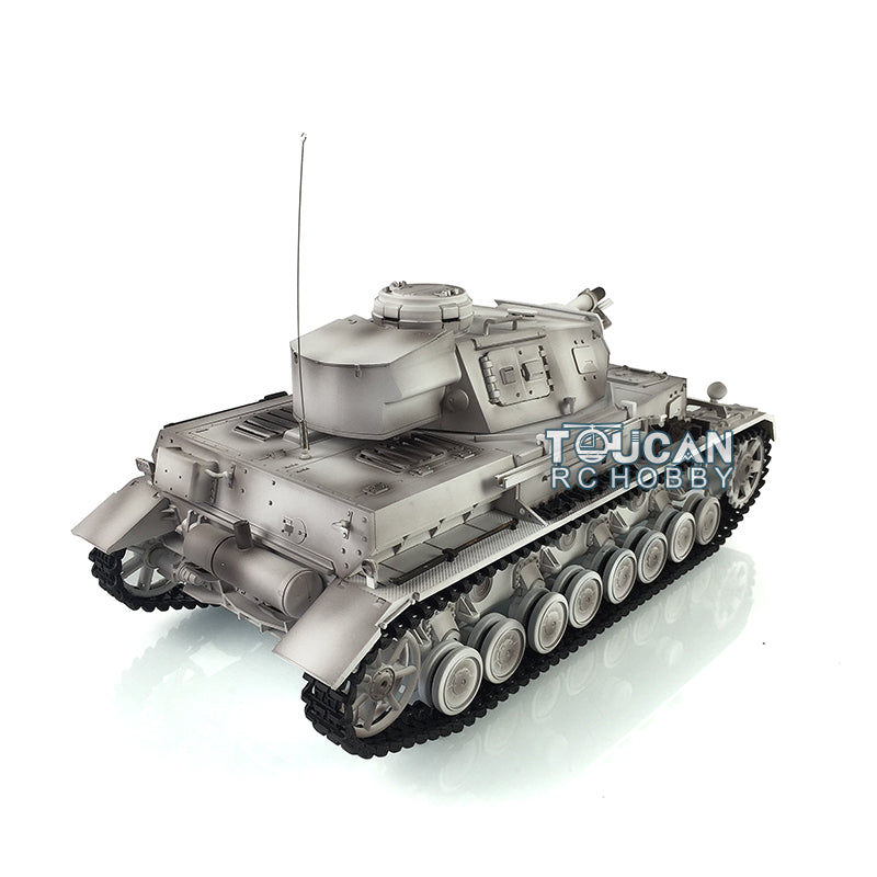 Henglong 1/16 7.0 Radio Control Tank Plastic German Panzer IV F 3858 RTR RC Tank w/ 360Degrees Rotating Turret Sound Effect IR Battle