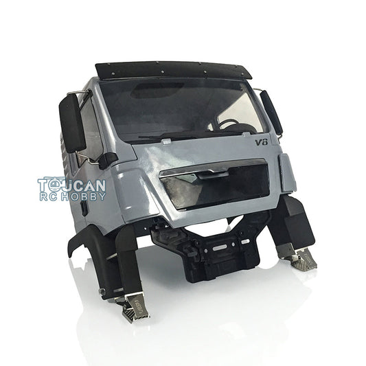 LESU ABS Plastic 1/14 RC Cabin Set TGS Car Shell KIT for Tamiya Dump Truck Upgrade Parts Refitting Accessory Outdoor Vehicle