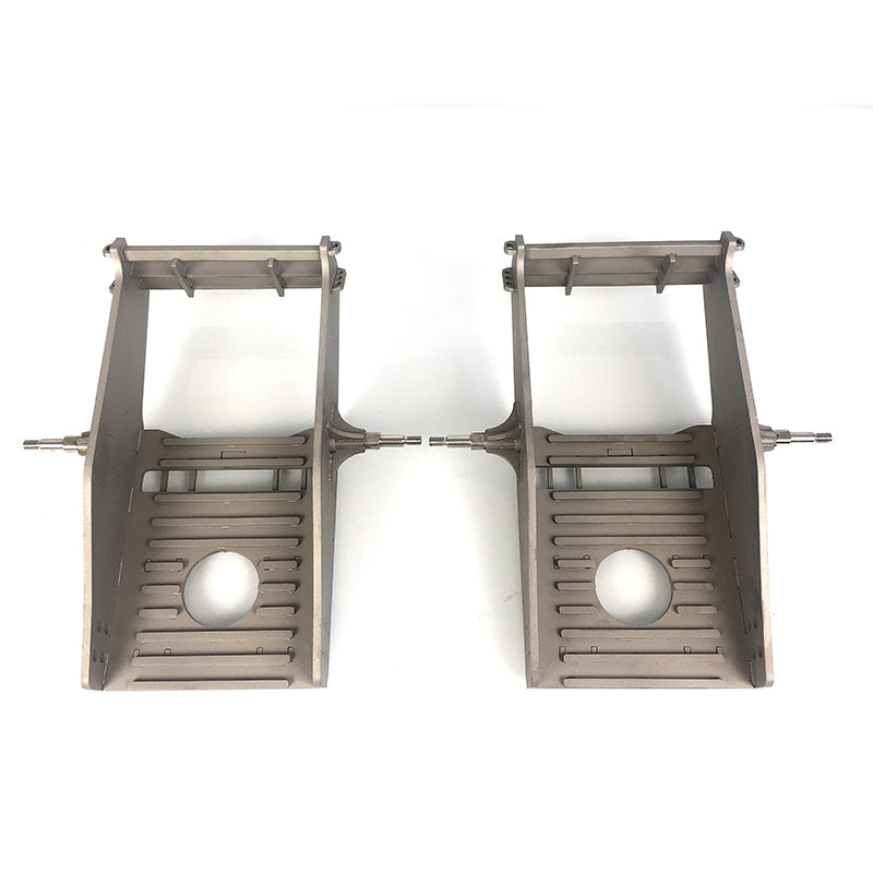 Metal Heavy Ripper Fork Bucket Trailer Quick Detachable Fixed Mount Protective Fences for LESU 1/14 C374 RC Hydraulic Excavator