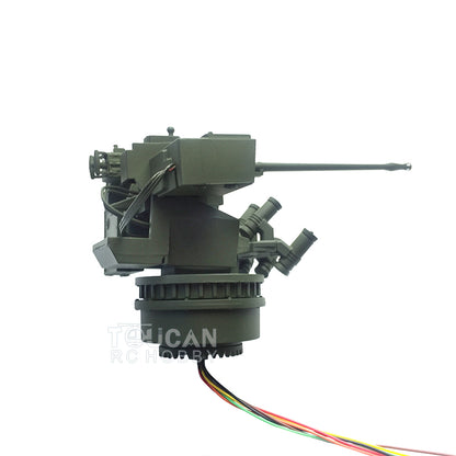 Metal Weapon Station Spare Part for DIY 1/16 Leopard2A6 3889 Radio Control RTR Ready-To-Run Tank TK16 Main Board Green Yellow White