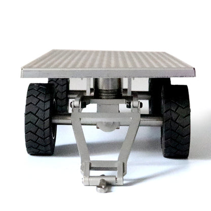 Metal 1/14 Scale Trailer Assembled For Upgrade RC Hydraulic Forklift DIY TAMIYAYA LESU Model Gifts Easter Sale