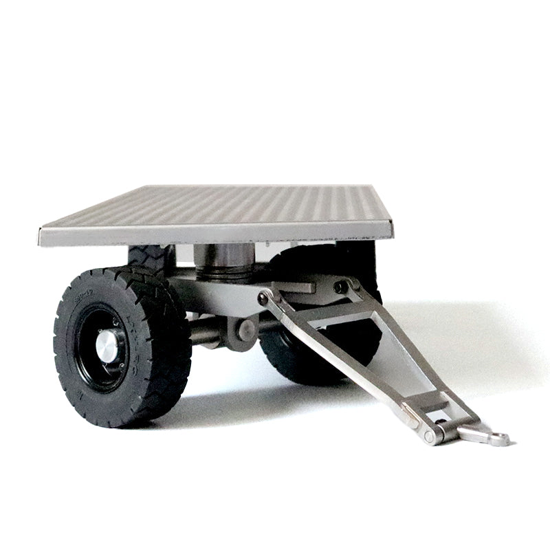 Metal 1/14 Scale Trailer Assembled For Upgrade RC Hydraulic Forklift DIY TAMIYAYA LESU Model Gifts Easter Sale