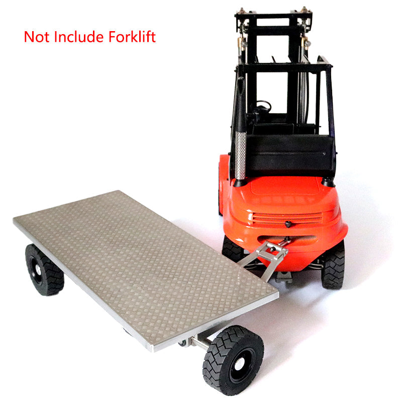 Metal 1/14 Scale Trailer Assembled For Upgrade RC Hydraulic Forklift DIY TAMIYAYA LESU Model Gifts Easter Sale