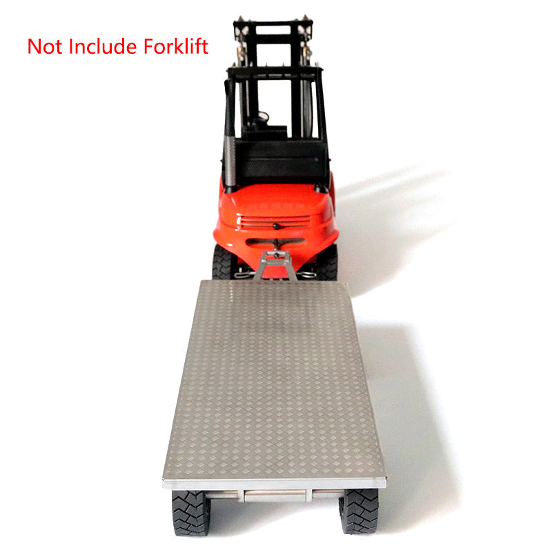 Metal 1/14 Scale Trailer Assembled For Upgrade RC Hydraulic Forklift DIY TAMIYAYA LESU Model Gifts Easter Sale