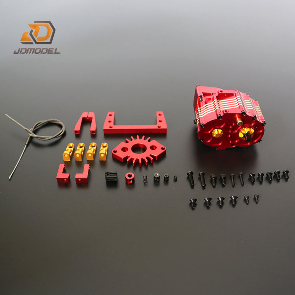 JDMODEL 2Speed Planetary Gearbox for RC 1/14 Dump Tipper Radio Controlled Tractor Truck Off-road Building TAMIIYA LESU Projects