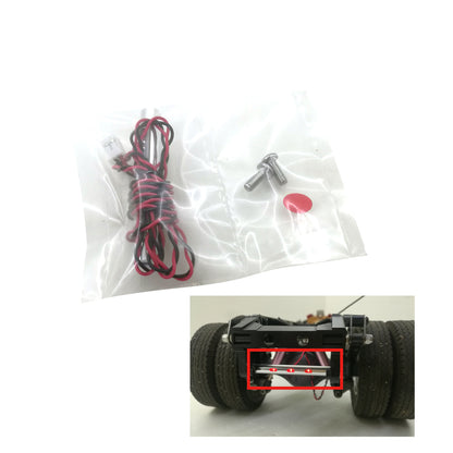 Degree 1:14 Tail Beam Rear Boom Led Taillight Universal Upgrade Part for DIY Design 1/14 Tamiye Car 56360 56323 RC Tractor Truck
