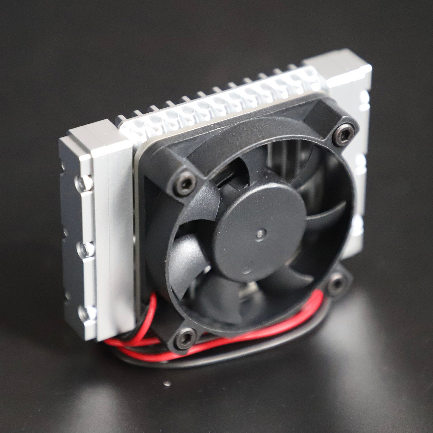 Metal Radiator Cooling Fan DIY Spare Part Suitable for 1/12 1/14 RC Hydraulic Excavator Radio Control Loader KABOLITE K970 Model