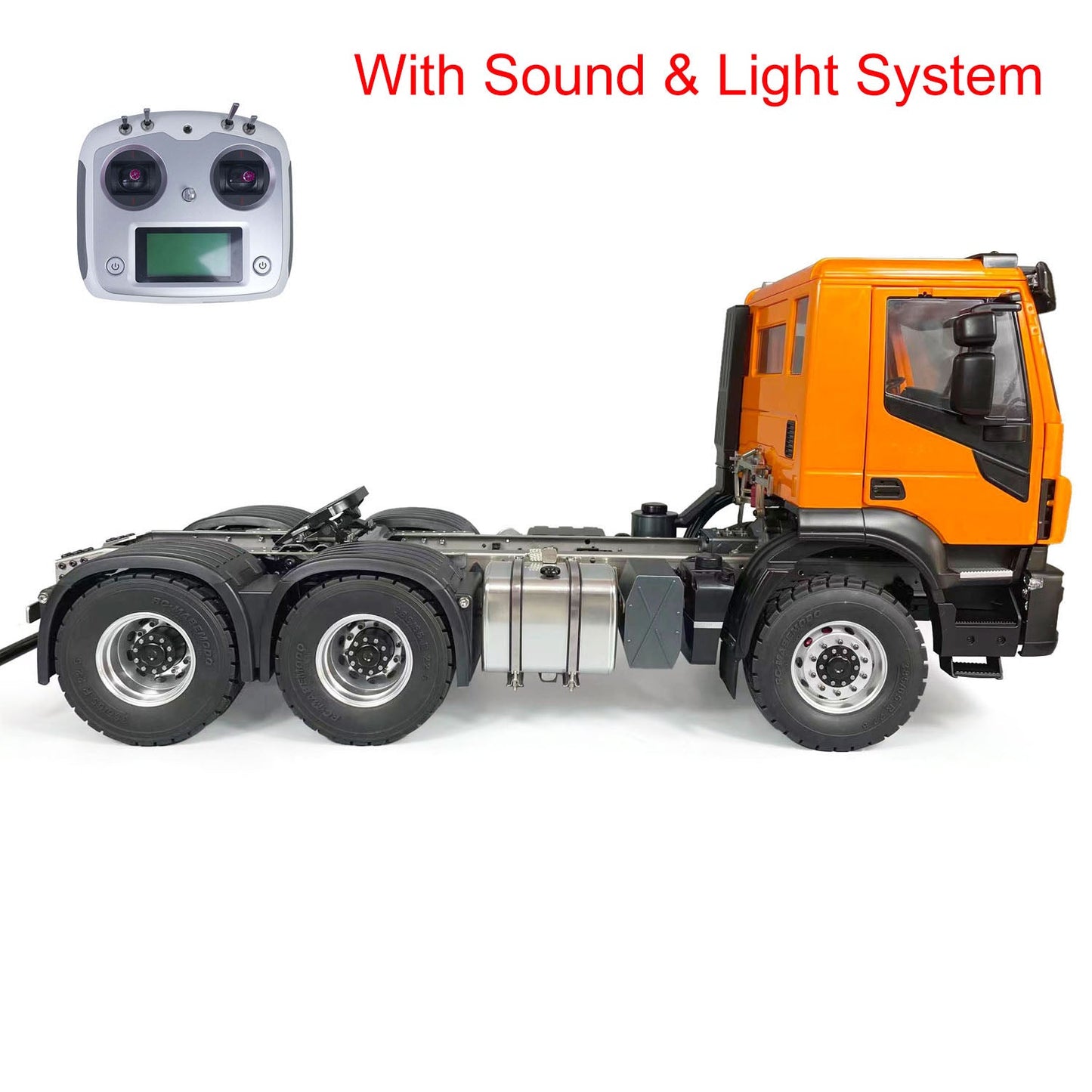 1/14 6x4 RC Tractor Trucks Remote Controlled 2-Speed Transmission Toy Car Metal Chassis PNP Version DIY Hobby Model