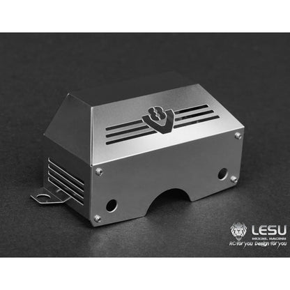LESU Metal Gearbox Engine Cover for 1/14 RC Tractor Radio Control Truck Car Spare Part DIY Accessories Decorations