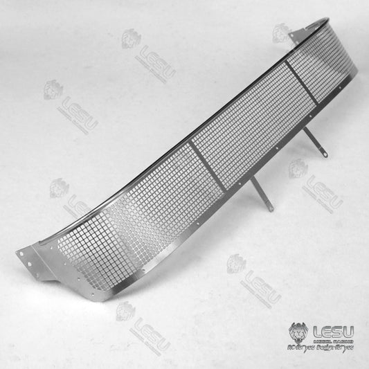 LESU DIY Metal Bumper Net of Windshield for 1/14 TAMIIYA RC Tractor Truck Remote Control Car FH16 FH12 Model