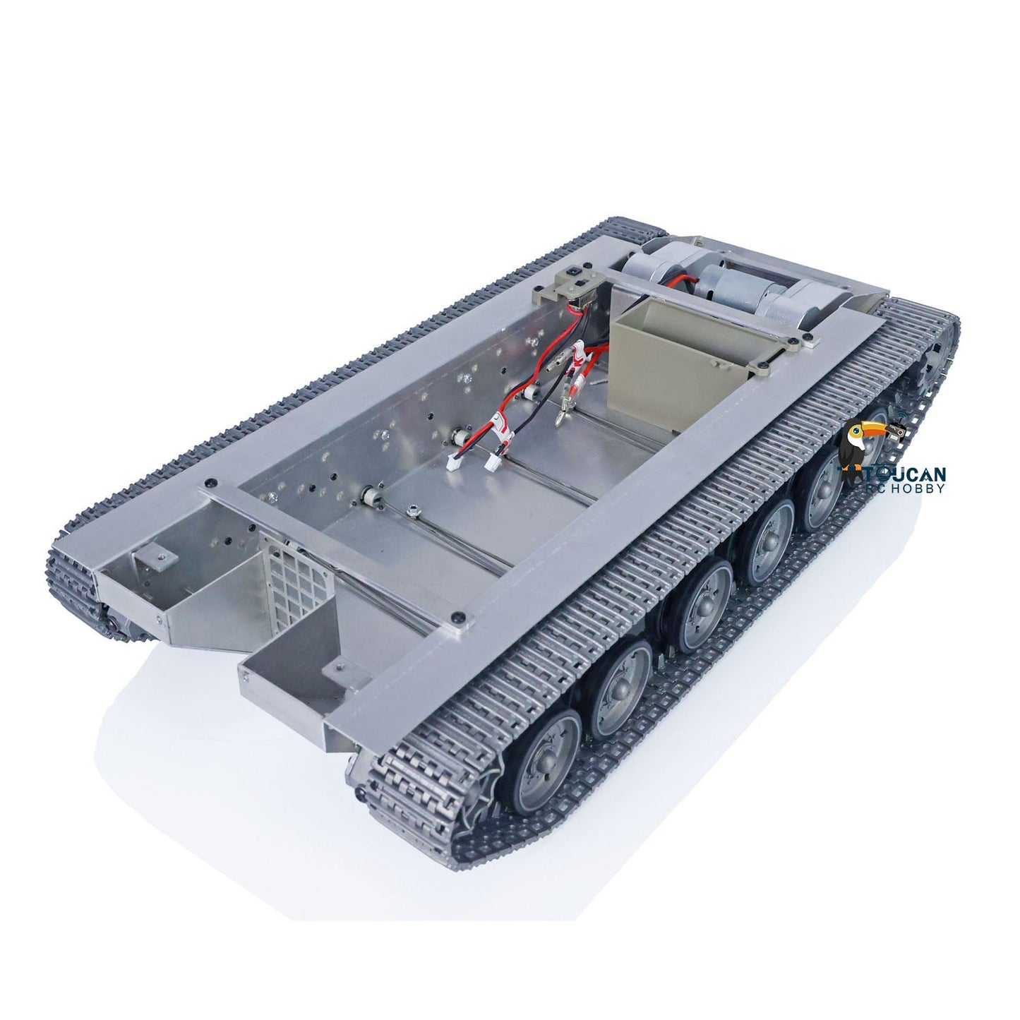 In Stock Plastic Machine Gun with Light Metal Tracks Sprockets Road Wheels Idler Chassis Tracks Wheels Stickers Decorative Parts Bag Antenna for 1/16 Heng Long RC Battle Tank 3958