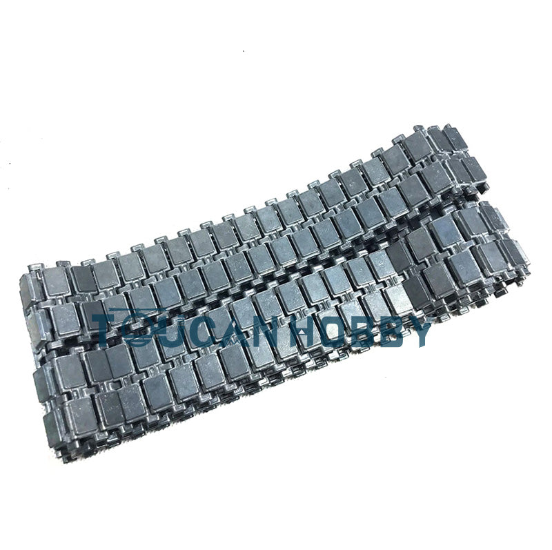 Henglong 1/16 Metal Parts for Radio Control Tank 3918 Metal Chassis Barrel Recoil Road Wheels Idler Sproket Tracks w/ Rubber Pad