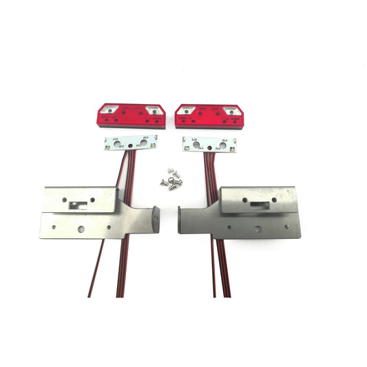 Degree 1/14 Scale Taillight Tail Lamp Model Spare Parts Rear Light Universal for DIY 1/14 TAMIYA RC Tractor R620 1851 3363 56360