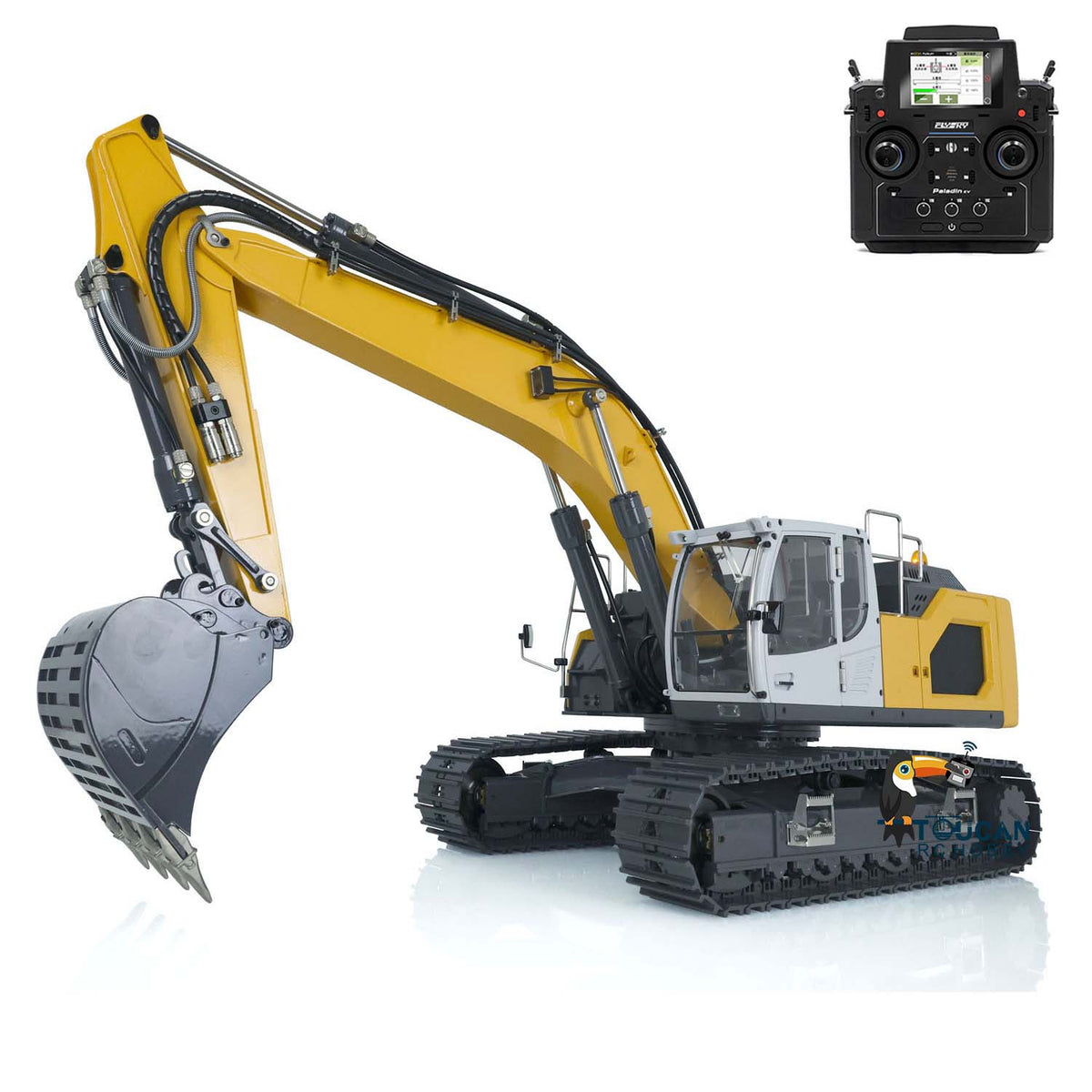 Excavatrice Hydraulique RC 1/14 XDRC – Tout En Métal – 24 Kg – Pour Passionné De Modélisme