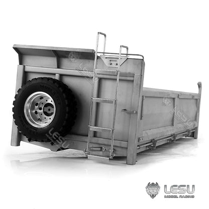 LESU 474MM Metal Car Hopper Accessory Part DIY for 1/14 Radio Controlled 8*8 Hydraulic Dumper Truck TAMIIYA Cars Hobby Model