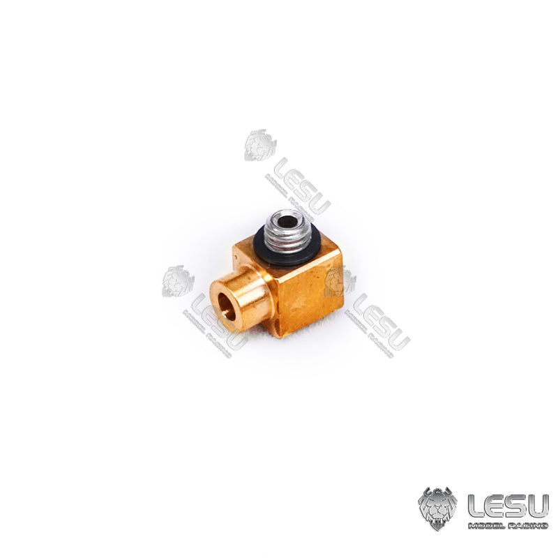 LESU Brass Nozzle of 3*2 4*3 MM Copper Pipe for 1:14 Scale DIY RC Hydraulic Excavator Truck Replacement Parts Model Car Dumper